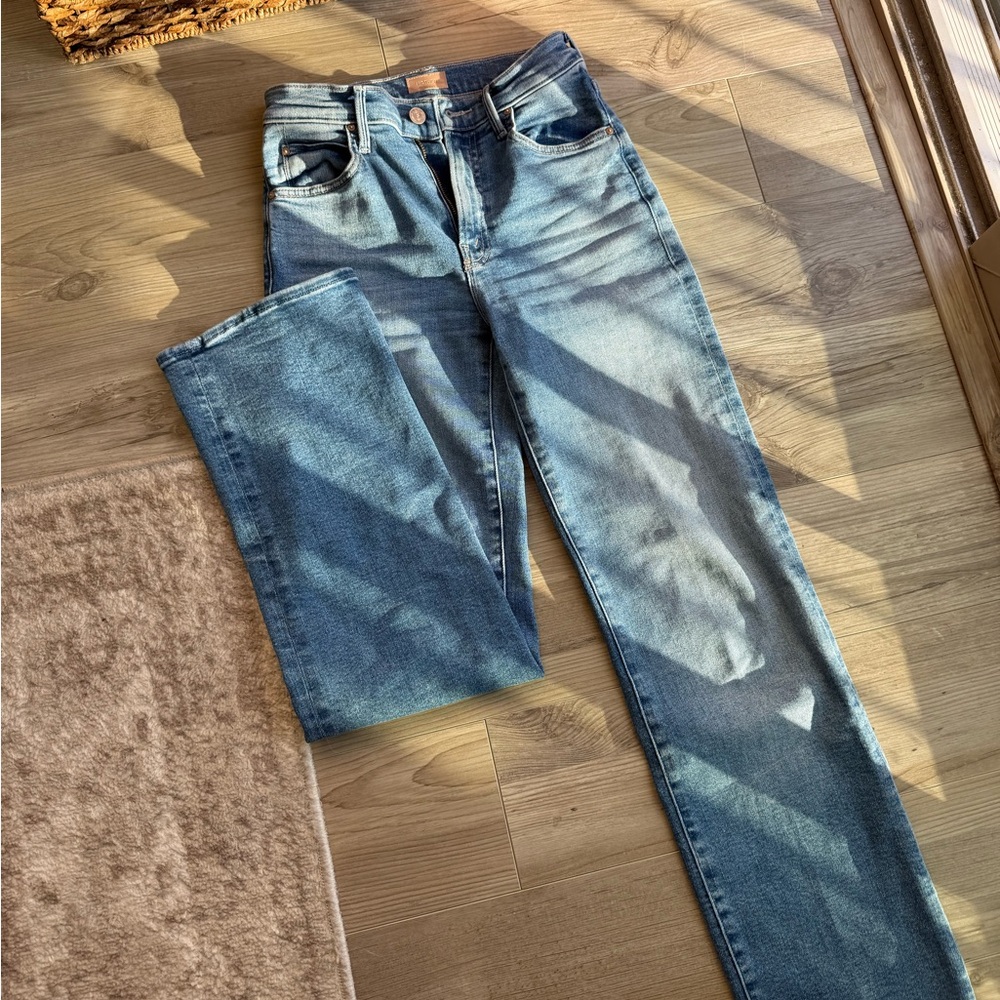 MOTHER The Kick It Denim Jeans Size 24 - Picture 3 of 8